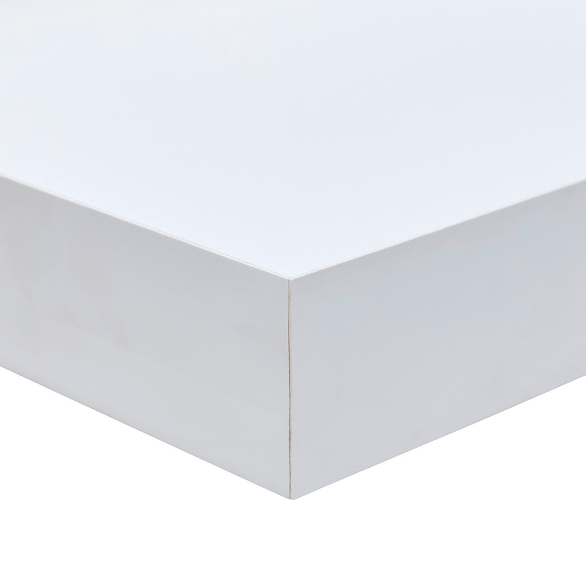 WANDBOARD Weiß  - Weiß, Basics, Holzwerkstoff (30/5/25cm) - Xora