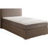 BOXSPRINGBETT 140/200 cm in Schlammfarben - Schlammfarben/Alufarben, KONVENTIONELL, Kunststoff/Textil (140/200cm) - Esposa BOXSPRINGBETT 140/200 cm in Schlammfarben - Schlammfarben/Alufarben, KONVENTIONELL, Kunststoff/Textil (140/200cm) - Esposa