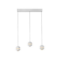 LED-PENDELLEUCHTE 60/10/220 cm  - Weiß, Design, Kunststoff/Metall (60/10/220cm) - Schöner Wohnen