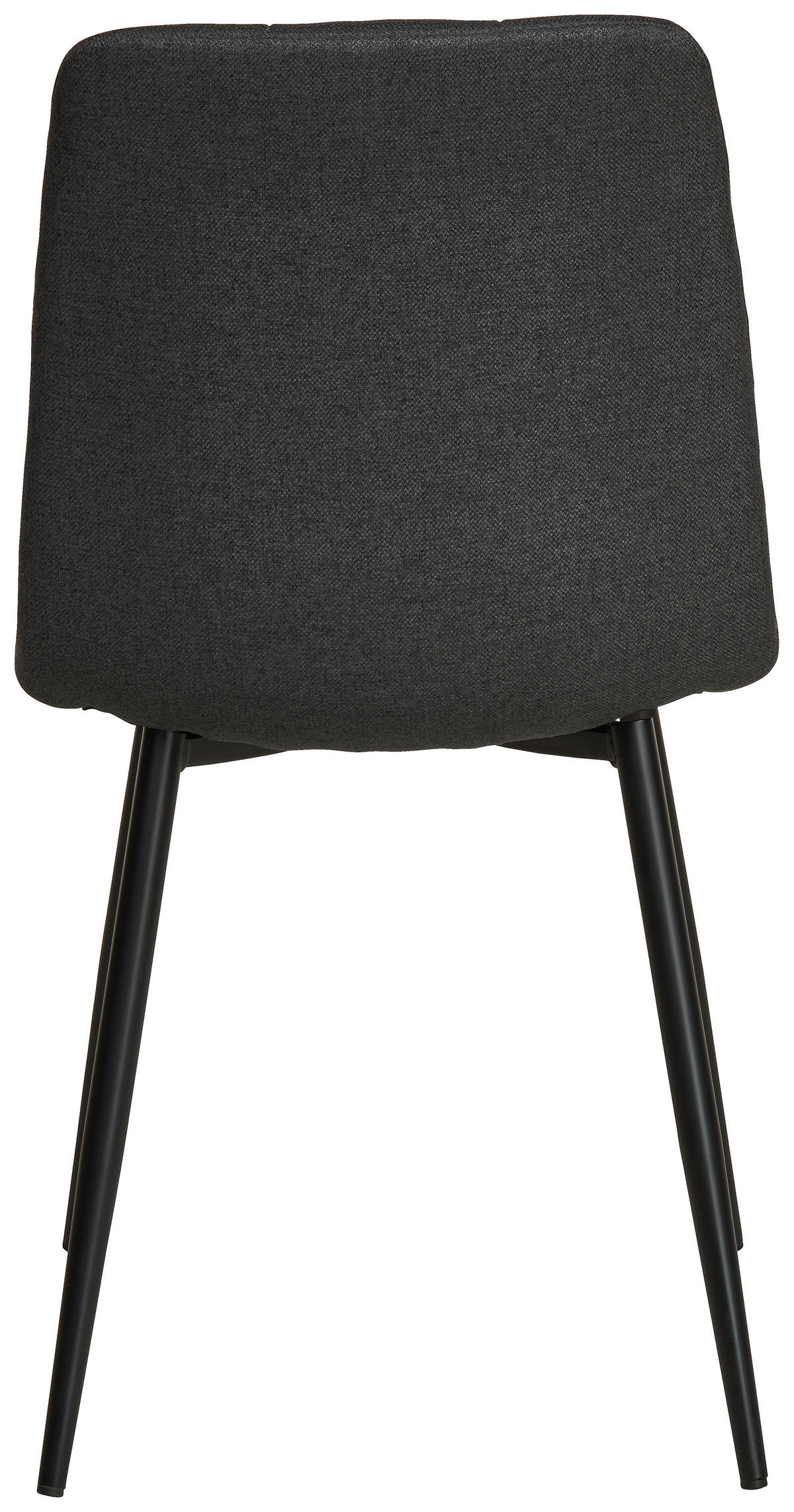 VIERFUßSTUHL - Schwarz/Grau, KONVENTIONELL, Holz/Textil (44,5/86/54,5cm) - Livetastic