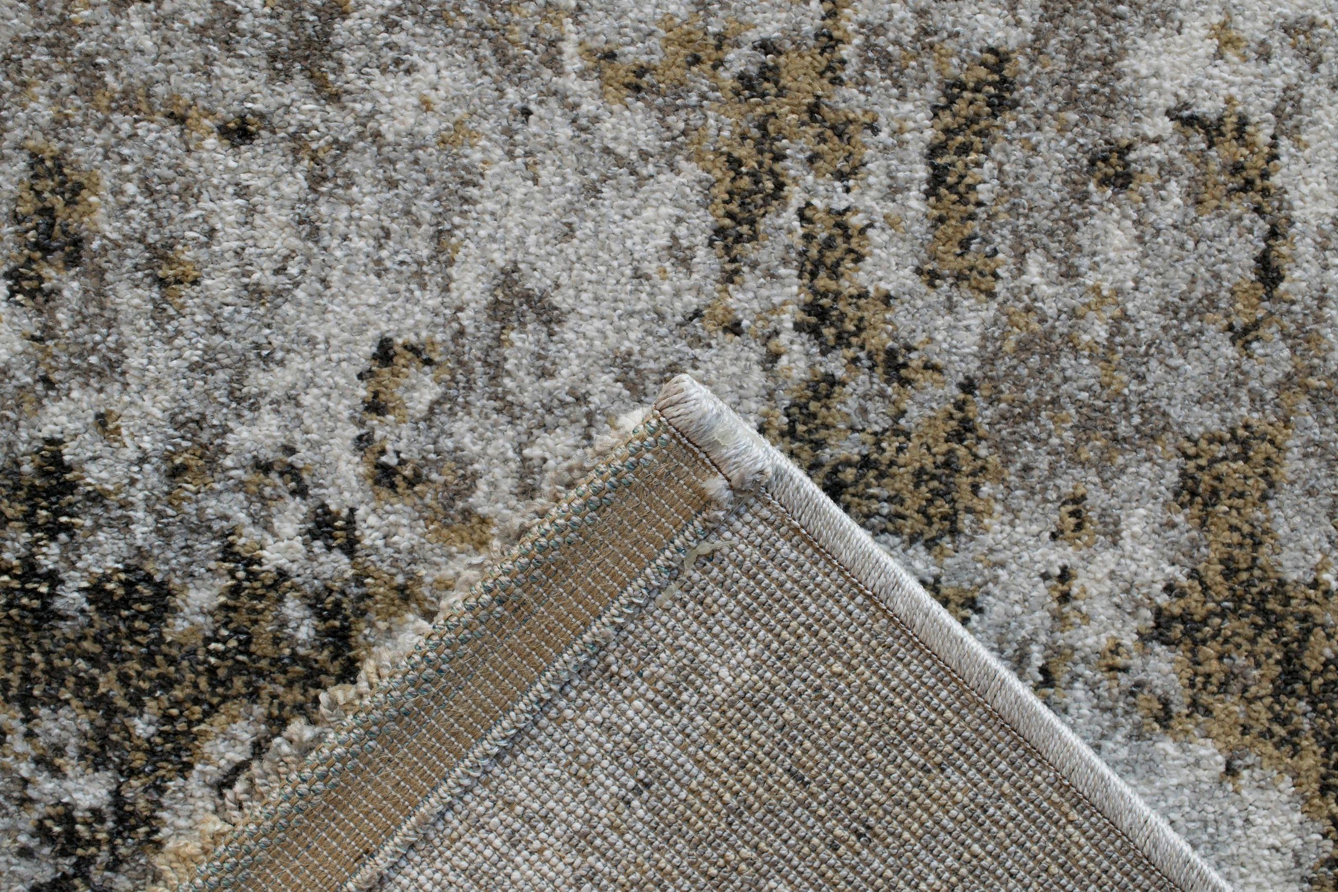 LÄUFER 67/340 cm Sorrent  - Silberfarben/Goldfarben, Design, Textil (67/340cm) - Novel