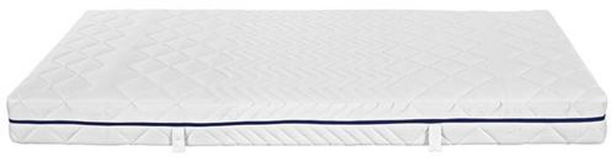 TASCHENFEDERKERNMATRATZE 120/200 cm Höhe ca. 19 cm 7 -Zonen - Weiß, Textil (120/200cm) - Primatex