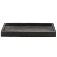 TABLETT   35/15/3 cm   - Dunkelgrau/Anthrazit, Basics, Stein (35/15/3cm) - Aquanova