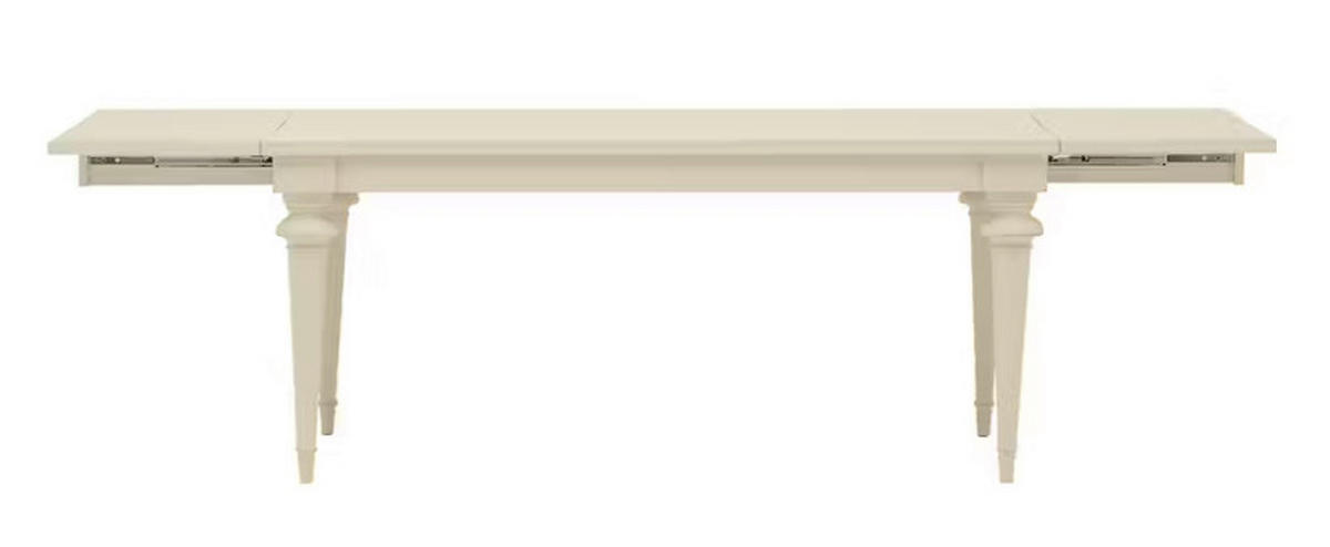 ESSTISCH Elfenbein rechteckig  ausziehbar  - Elfenbein, LIFESTYLE, Holz (182-282/76/90cm) - Livetastic