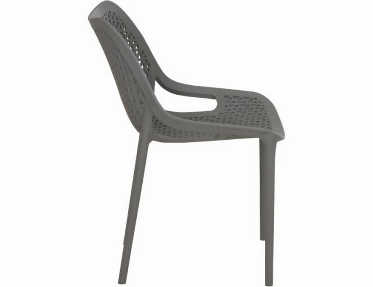 GARTENSTUHL-SET Grau  - Grau, Basics, Kunststoff (60/81/50cm) - Siena Garden