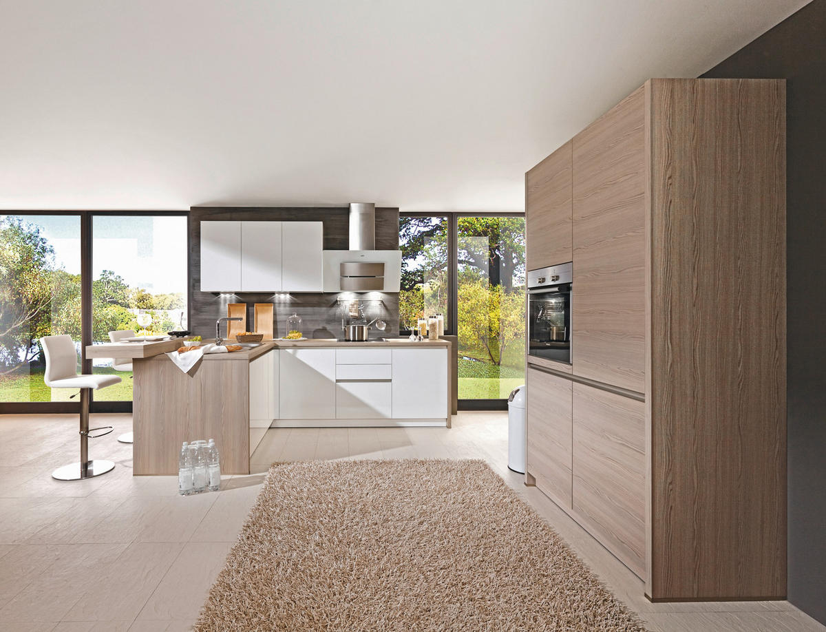 EINBAUKÜCHE   - Design, Holzwerkstoff - Novel