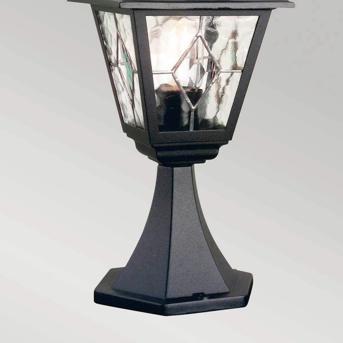 WEGELEUCHTE - Schwarz, Konventionell, Glas/Metall (44/18,4/18,4cm) - Elstead Lighting