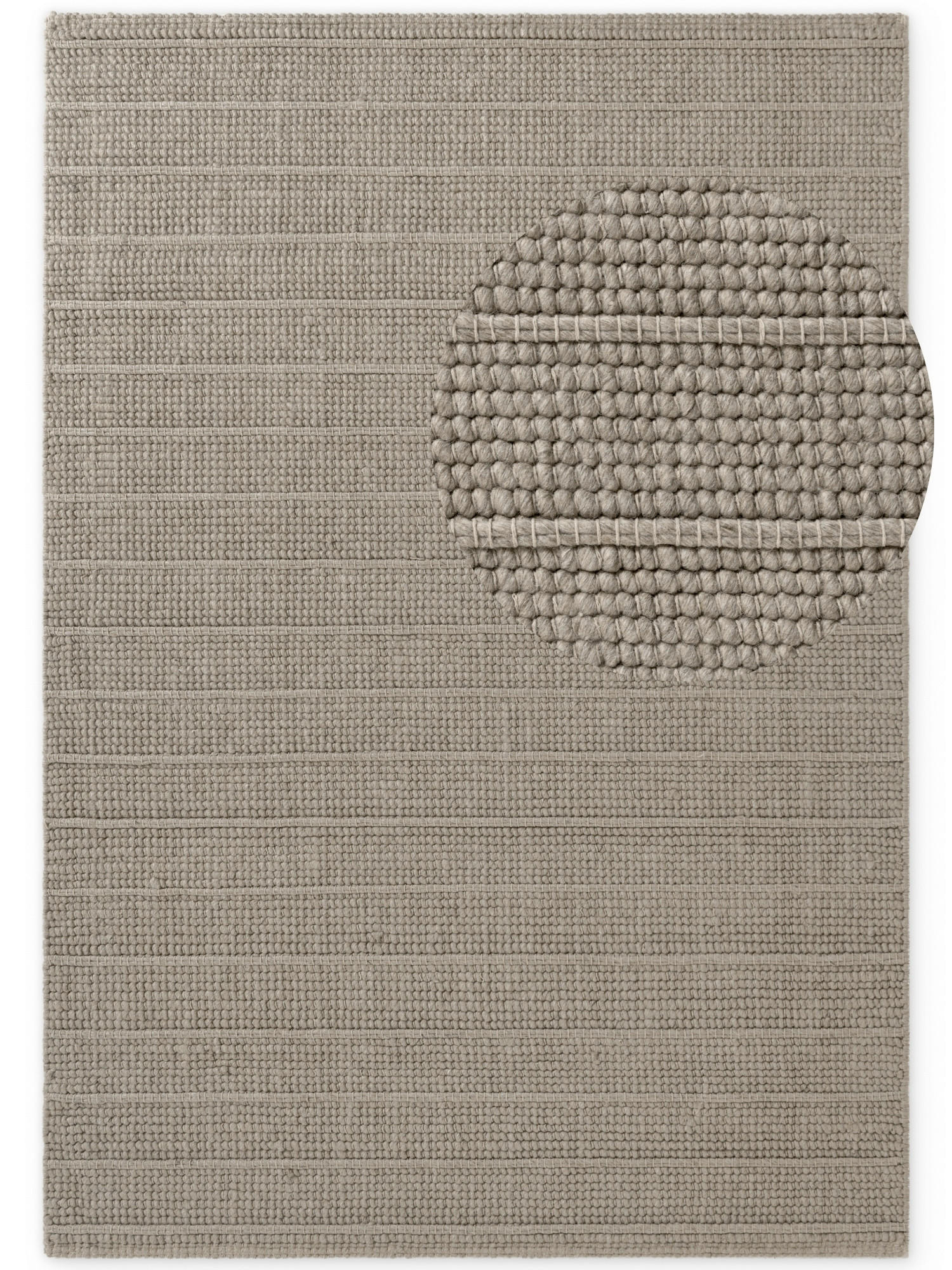 WOLLTEPPICH  Wohnzimmer 160/230 cm Camden Grau rechteckig  - Grau, KONVENTIONELL, Textil (160/230cm) - Ted Baker
