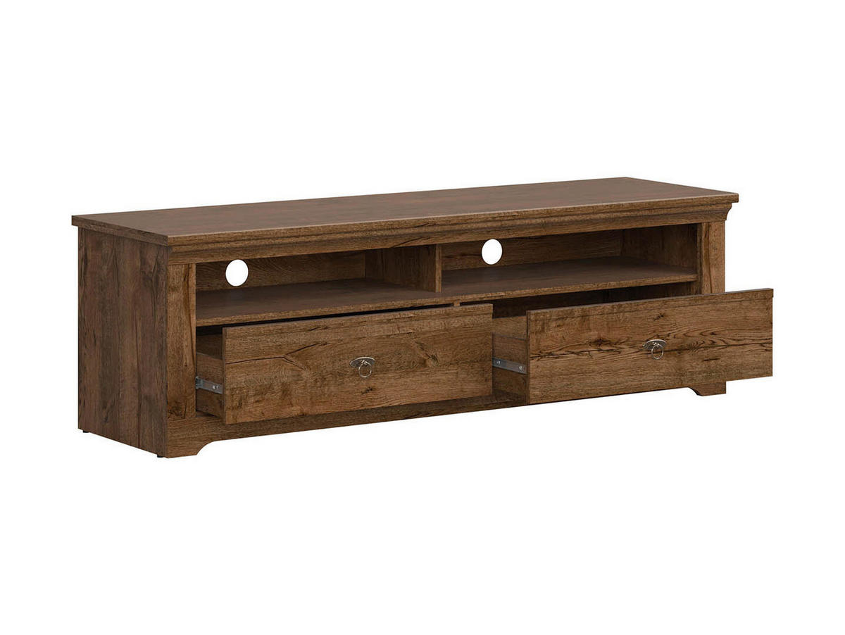 STOJAN NA TV, farba duba, 153/48/44,50 cm - farba duba/strieborná, Design, kov/kompozitné drevo (153/48/44,50cm) - Cantus
