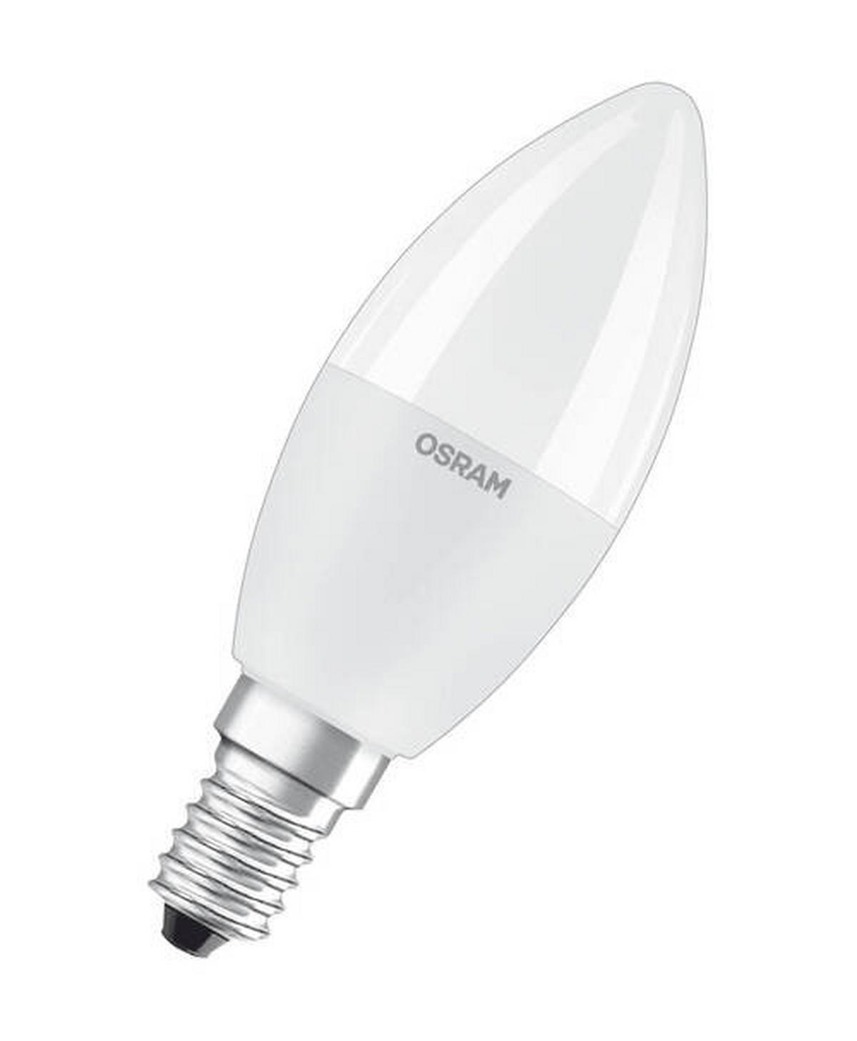 LED-LEUCHTMITTEL   E14 4,9 W 470 lm 2 Stück  - Weiß, Basics, Kunststoff (3,7/10,7cm) - Osram