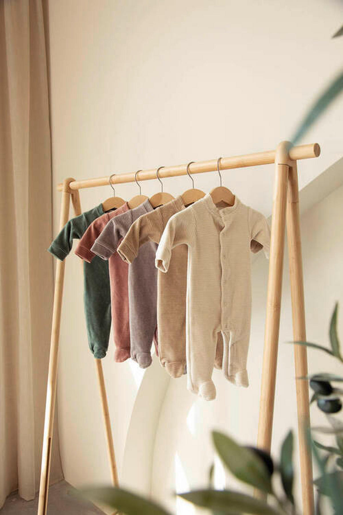 STRAMPLER - Taupe, Basics, Textil (50/56cm) - Witlof for Kids