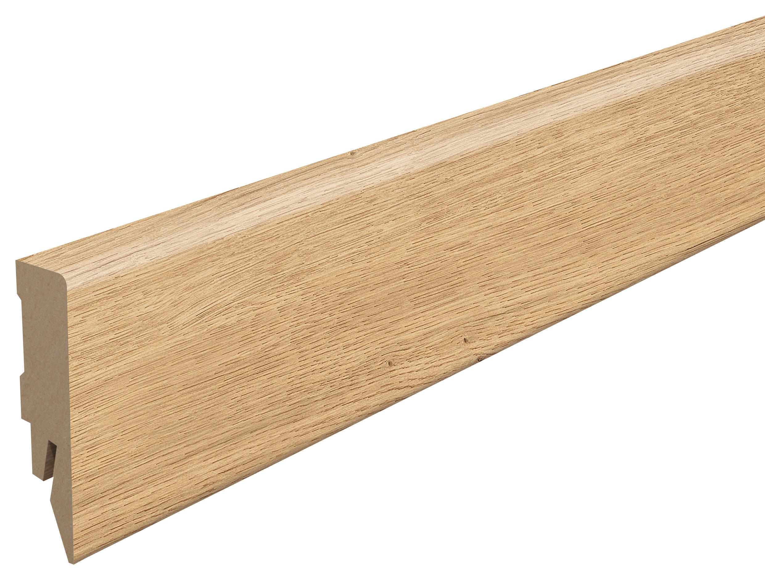 Egger Holzwerkstoffe Sockelleiste Kubische Leiste Braun 1.4x5.8x240 cm