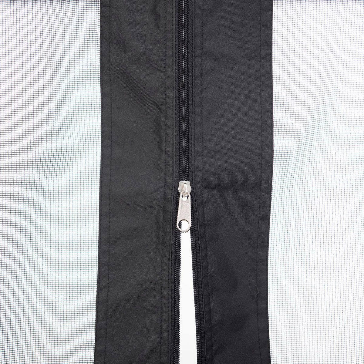 Pavillon inkl. Moskitonetz 366/293/307 cm Stahl  - Dunkelbraun/Schwarz, Basics, Metall (366/293/307cm) - Modante