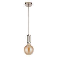 PENDELLEUCHTE Vibrant 10/300 cm   - Silberfarben, KONVENTIONELL, Metall (10/300cm) - Searchlight