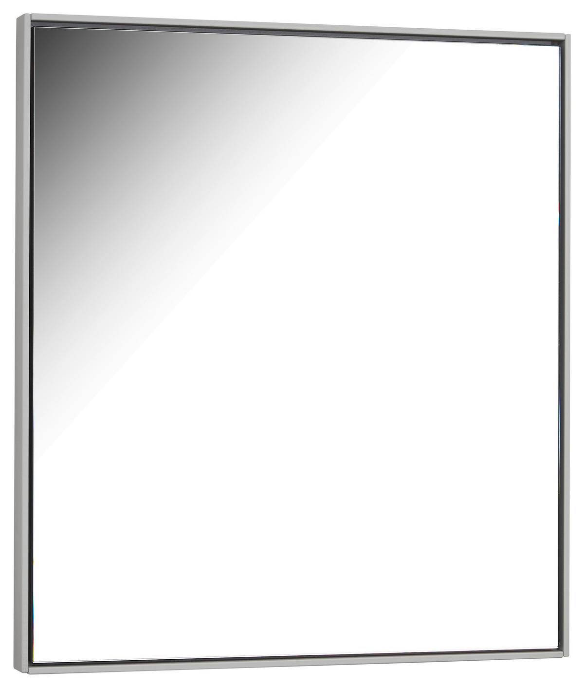 WANDSPIEGEL 61,9/69,1/5,5 cm  - Graphitfarben, Design, Glas/Holzwerkstoff (61,9/69,1/5,5cm) - Dieter Knoll