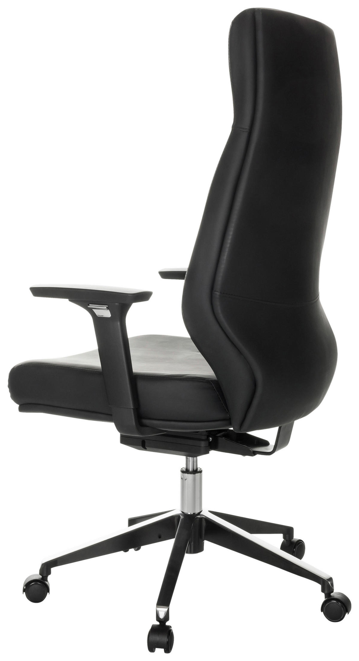 KANCELÁŘSKÉ KŘESLO, černá - černá, Basics, kov/plast (68/123-130/68cm) - MID.YOU