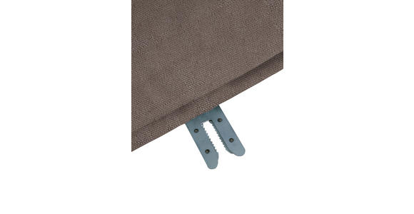 SOFAELEMENT in Flachgewebe Braun  - Schwarz/Braun, KONVENTIONELL, Kunststoff/Textil (125/66/155cm) - Carryhome