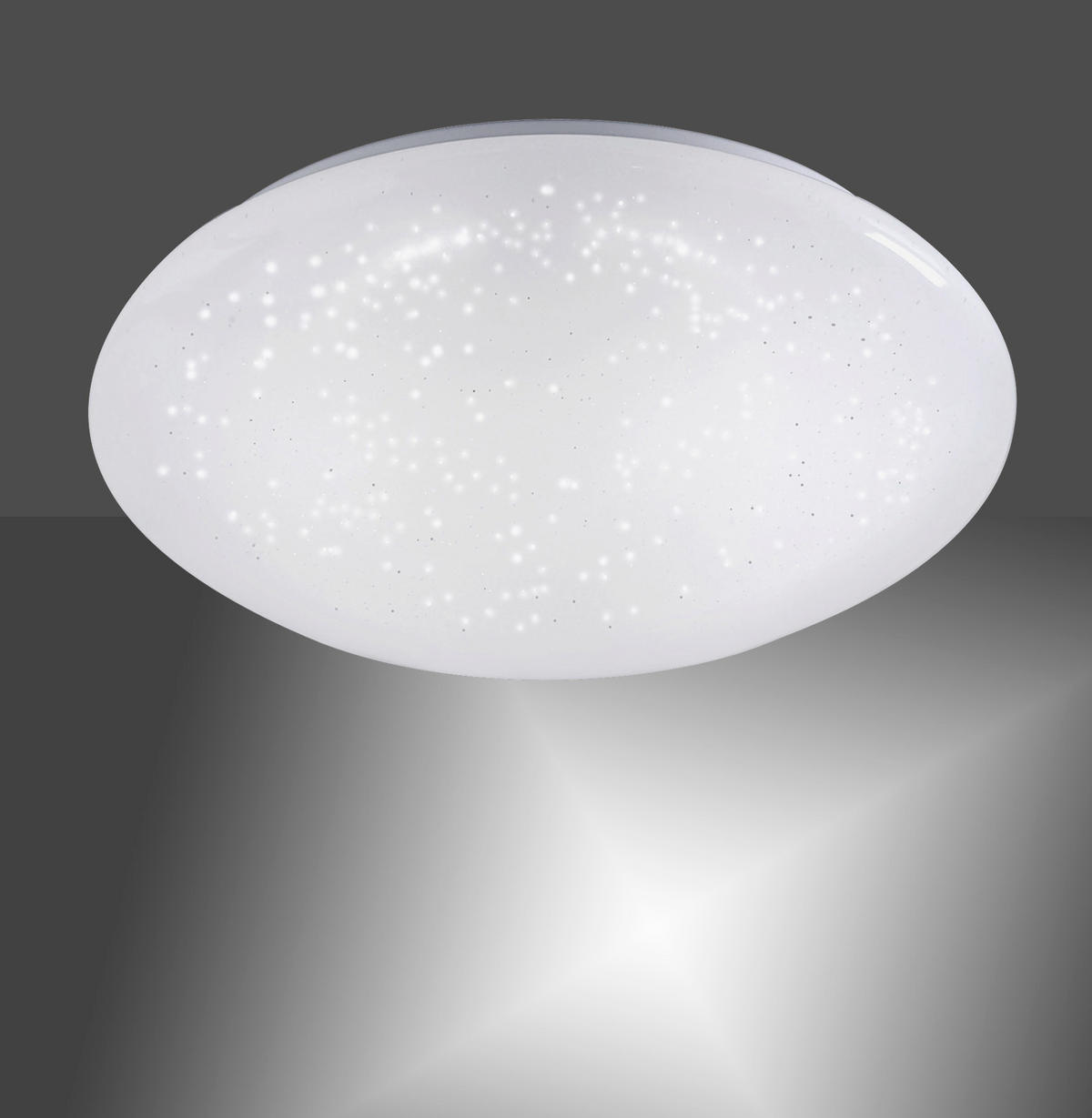 LED-DECKENLEUCHTE Skyler 35/35/12 cm   - Weiß, Basics, Kunststoff (35/35/12cm)
