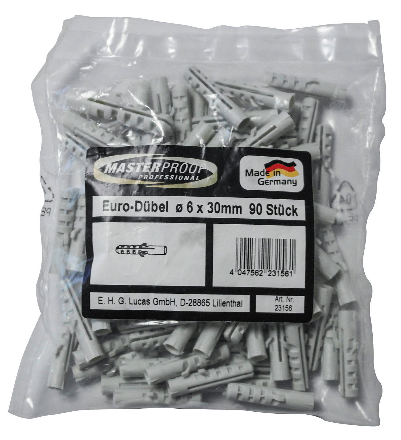 Dübel-set 90 Stk. Ø 06x30 Mm Für Heimwerker