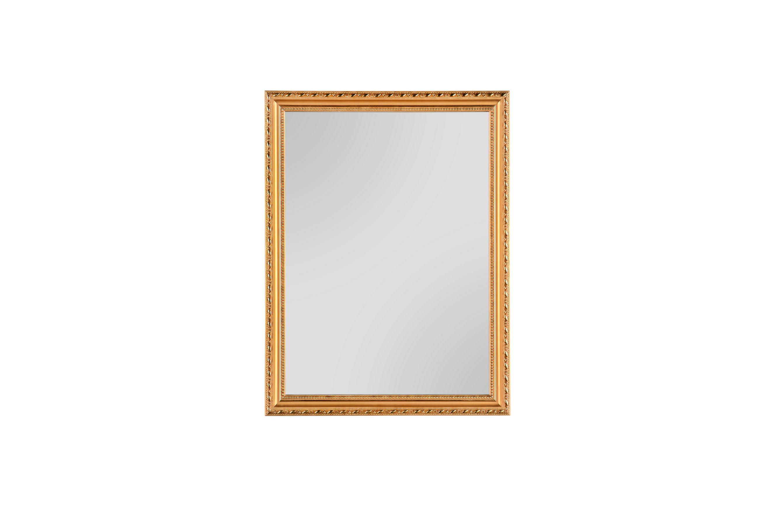 WANDSPIEGEL 34/45/2 cm    in rechteckig  - Goldfarben, Trend, Glas/Holz (34/45/2cm) - Boxxx