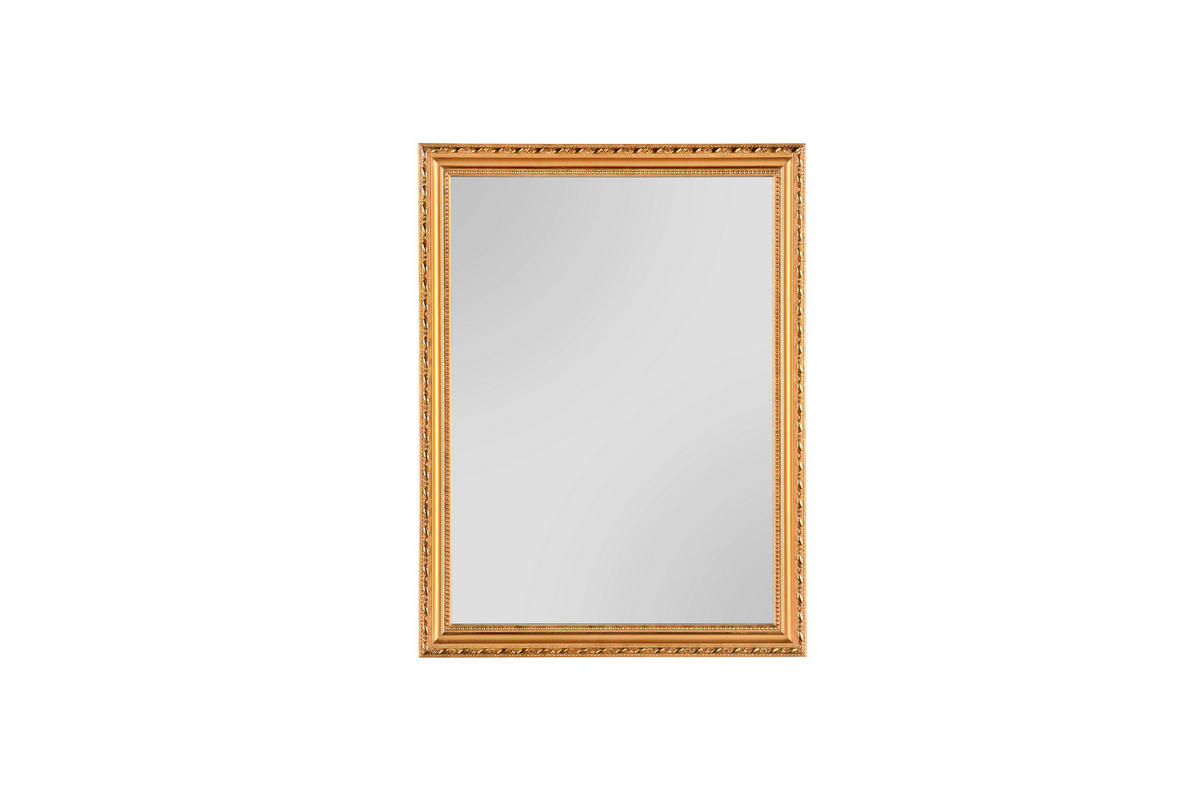 WANDSPIEGEL 34/45/2 cm    in rechteckig  - Goldfarben, Trend, Glas/Holz (34/45/2cm) - Boxxx