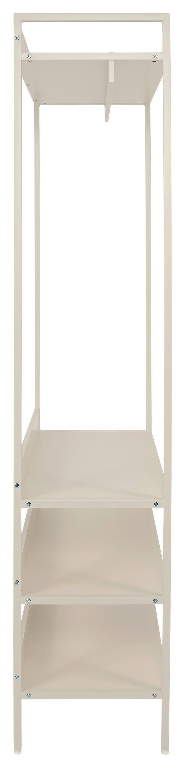 Garderobe Dhaka 84/190/40 cm  - Kaschmir/Beige, Modern, Holzwerkstoff/Metall (84/190/40cm) - MID.YOU