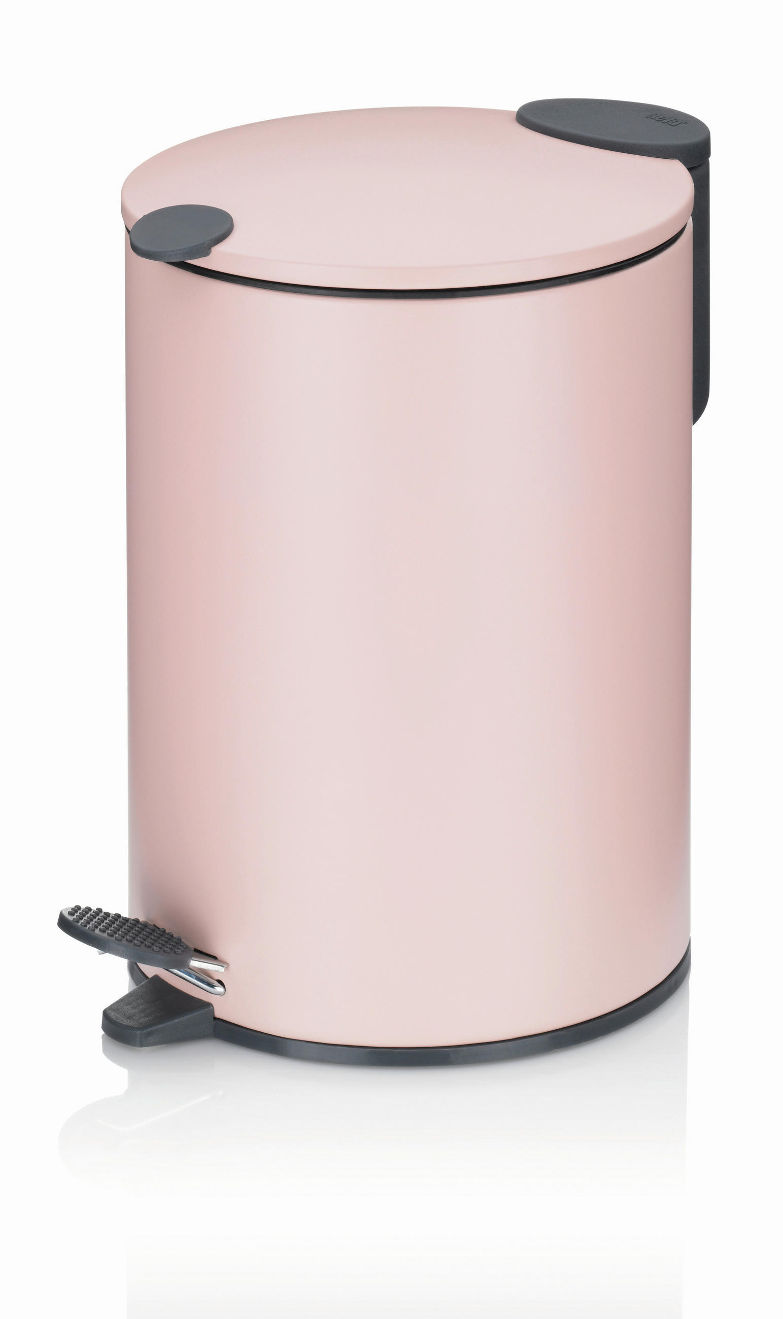 KOŠ NA KOSMETICKÉ POTŘEBY   - starorůžová/černá, Basics, kov/plast (17,0/23,0cm) - Kela