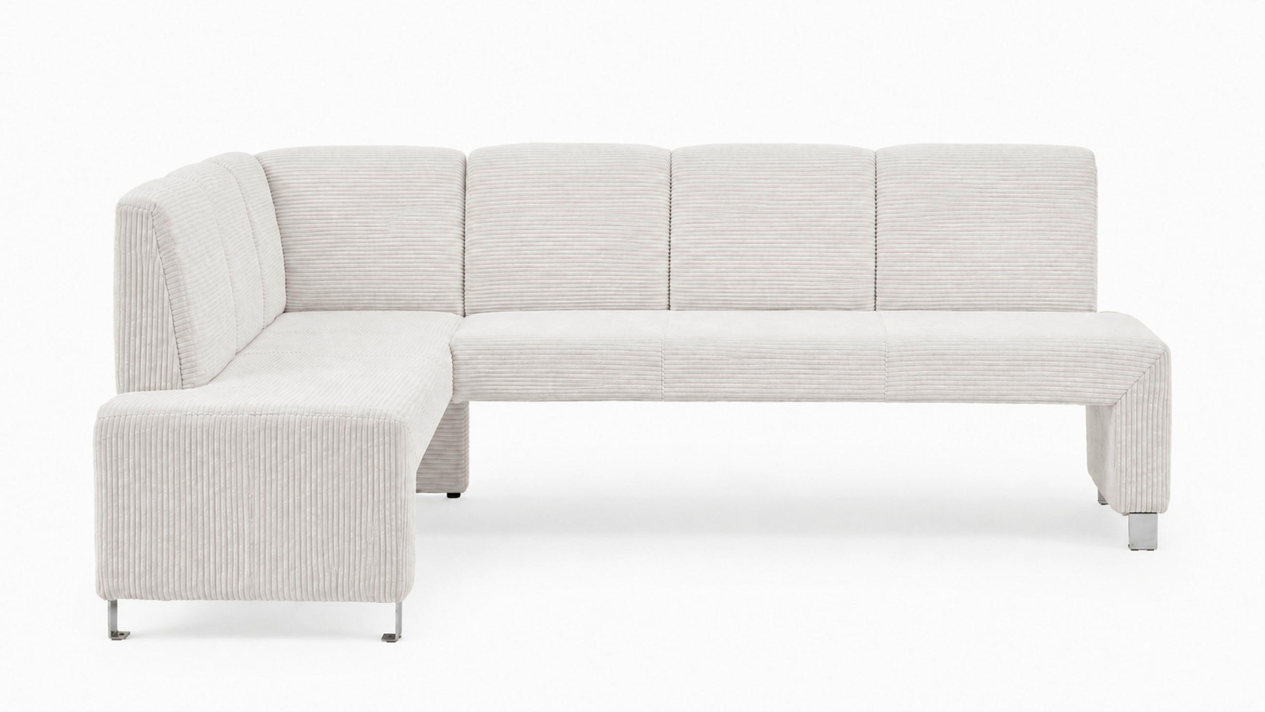 KLUPA KUTNA  bež  drvo, tekstil, drvni materijal      - srebrne boje/bež, Moderno, drvni materijal/drvo (263/198cm) - Livetastic