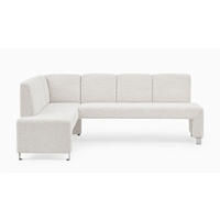 KLUPA KUTNA  bež  drvo, tekstil, drvni materijal      - srebrne boje/bež, Moderno, drvni materijal/drvo (263/198cm) - Livetastic
