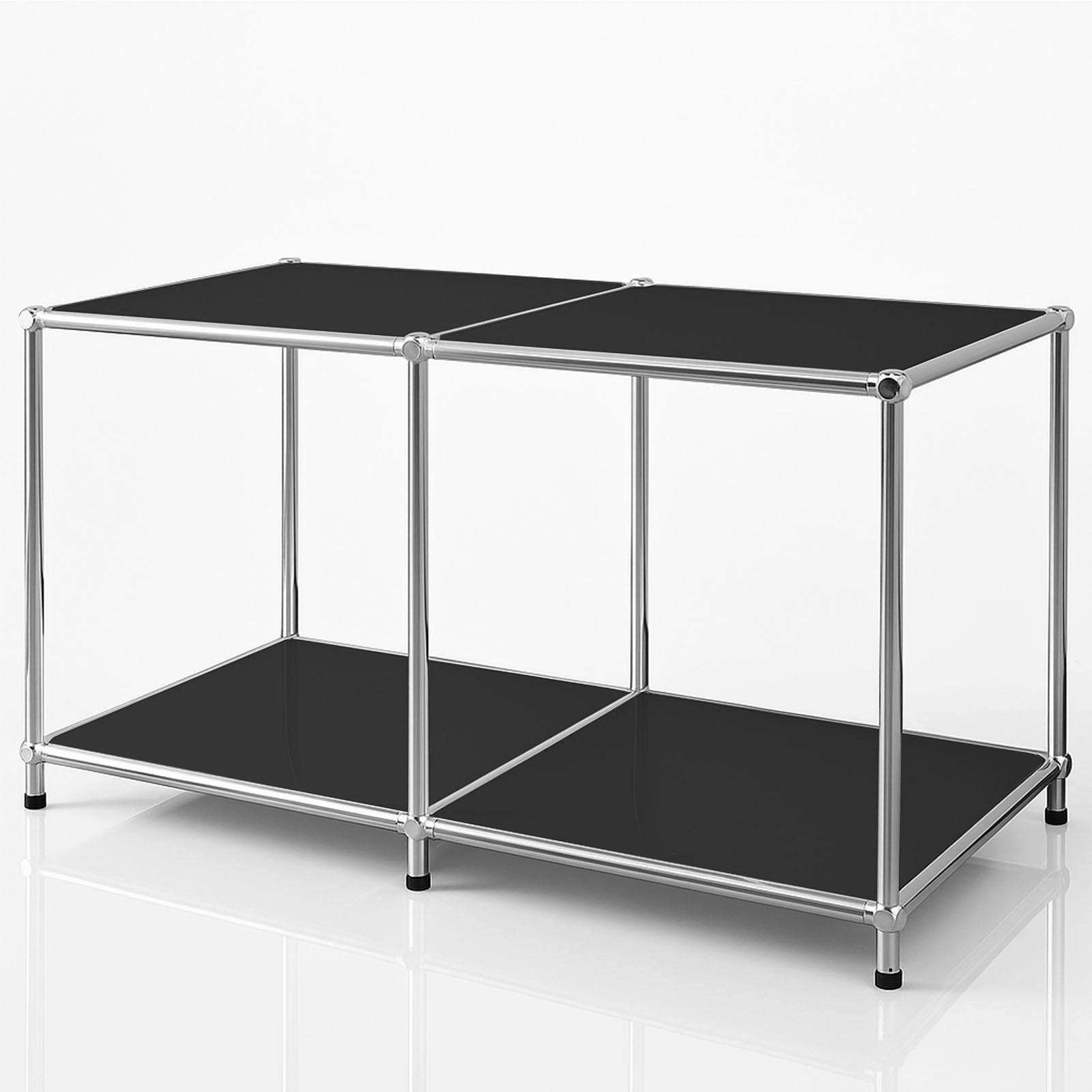 Floordirekt Regal Concept Epure Mk-016 Schwarz 78x46x40 cm