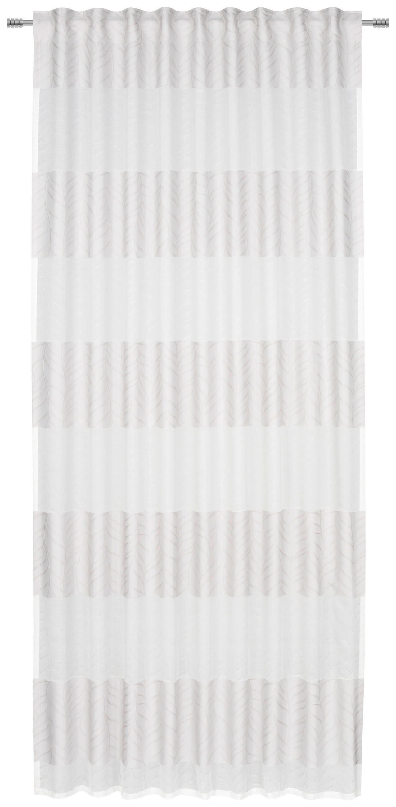 FERTIGVORHANG  halbtransparent   135/245 cm  - Silberfarben, Basics, Textil (135/245cm) - Novel