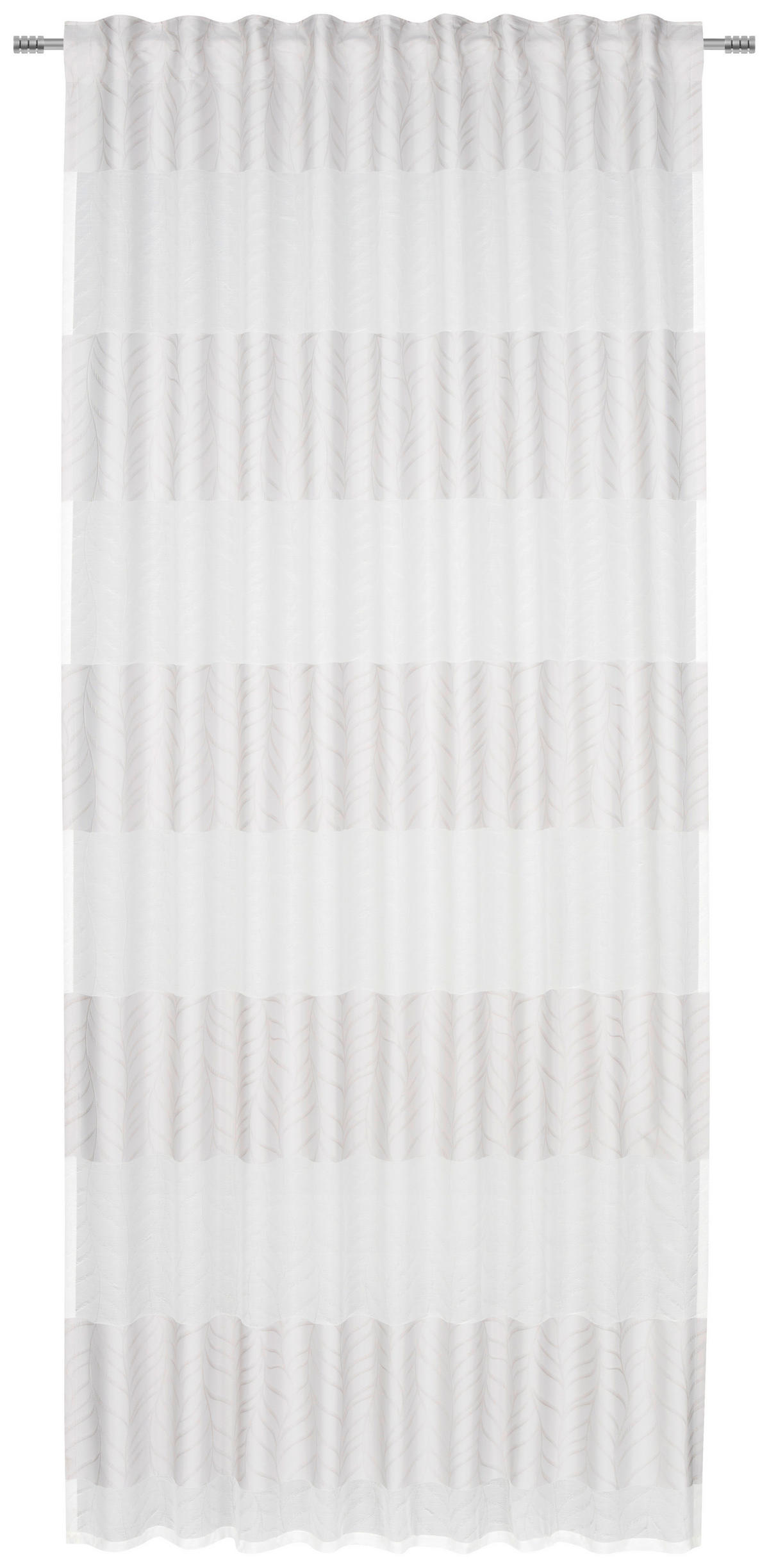 FERTIGVORHANG  halbtransparent   135/245 cm  - Silberfarben, Basics, Textil (135/245cm) - Novel