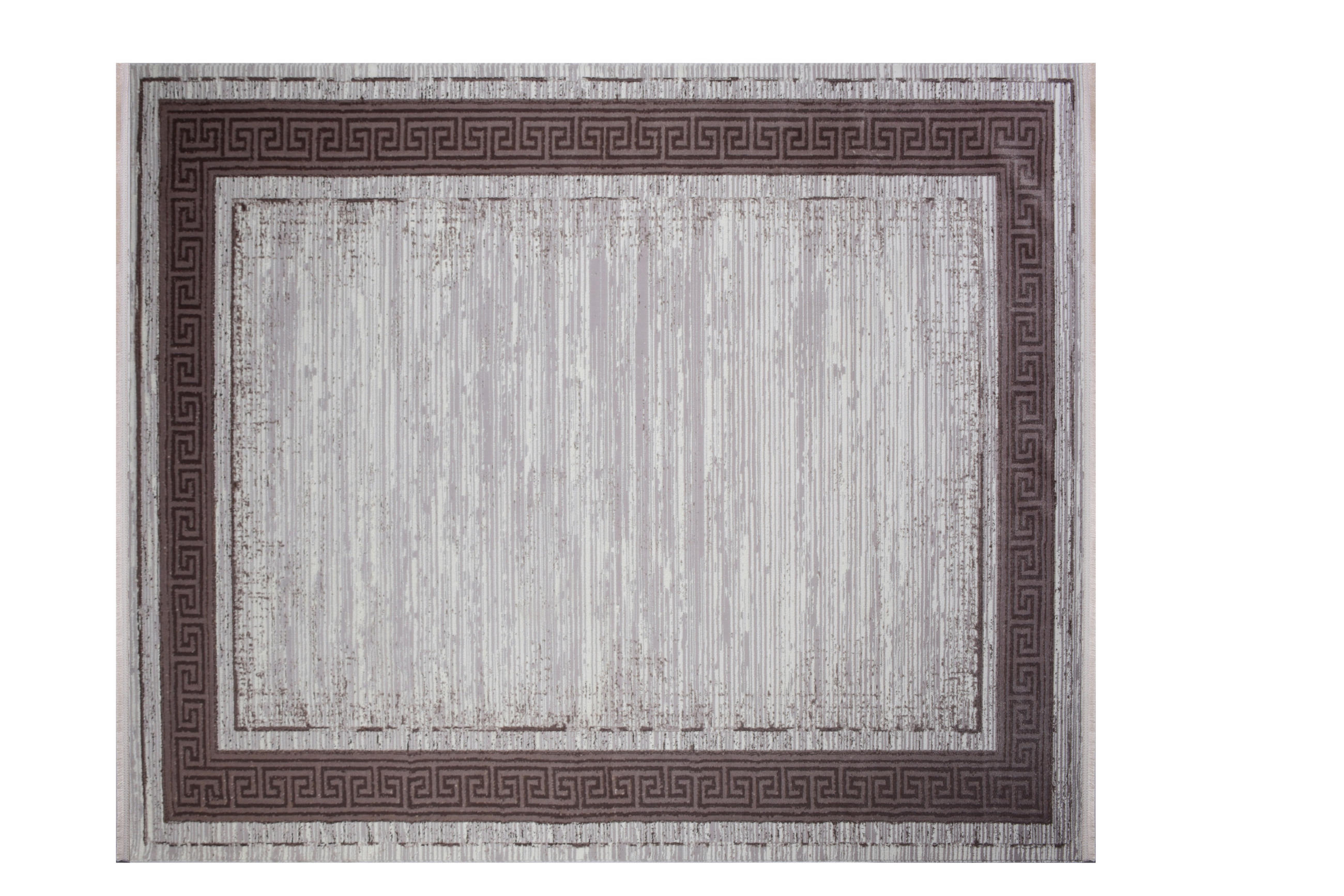 VINTAGE-TEPPICH 160/230 cm Samt Braun, Hellgrau  - Hellgrau/Braun, LIFESTYLE, Kunststoff/Textil (160/230cm) - Novel