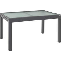 GARTENTISCH 135-270/90/75 cm  - Anthrazit, Basics, Glas/Metall (135-270/90/75cm) - Ambia Garden