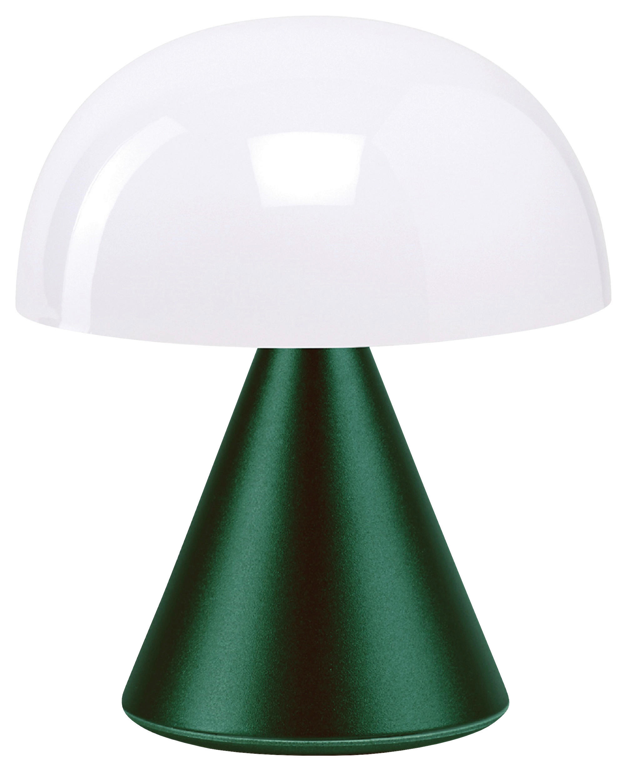 TISCHLEUCHTE 7/8,3/7 cm   - Dunkelgrün, Design, Kunststoff/Metall (7/8,3/7cm)