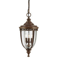 AUßENHÄNGELEUCHTE English Bridle 26.7/68 cm  - Bronzefarben, Basics, Glas/Metall (26.7/68cm) - Elstead Lighting
