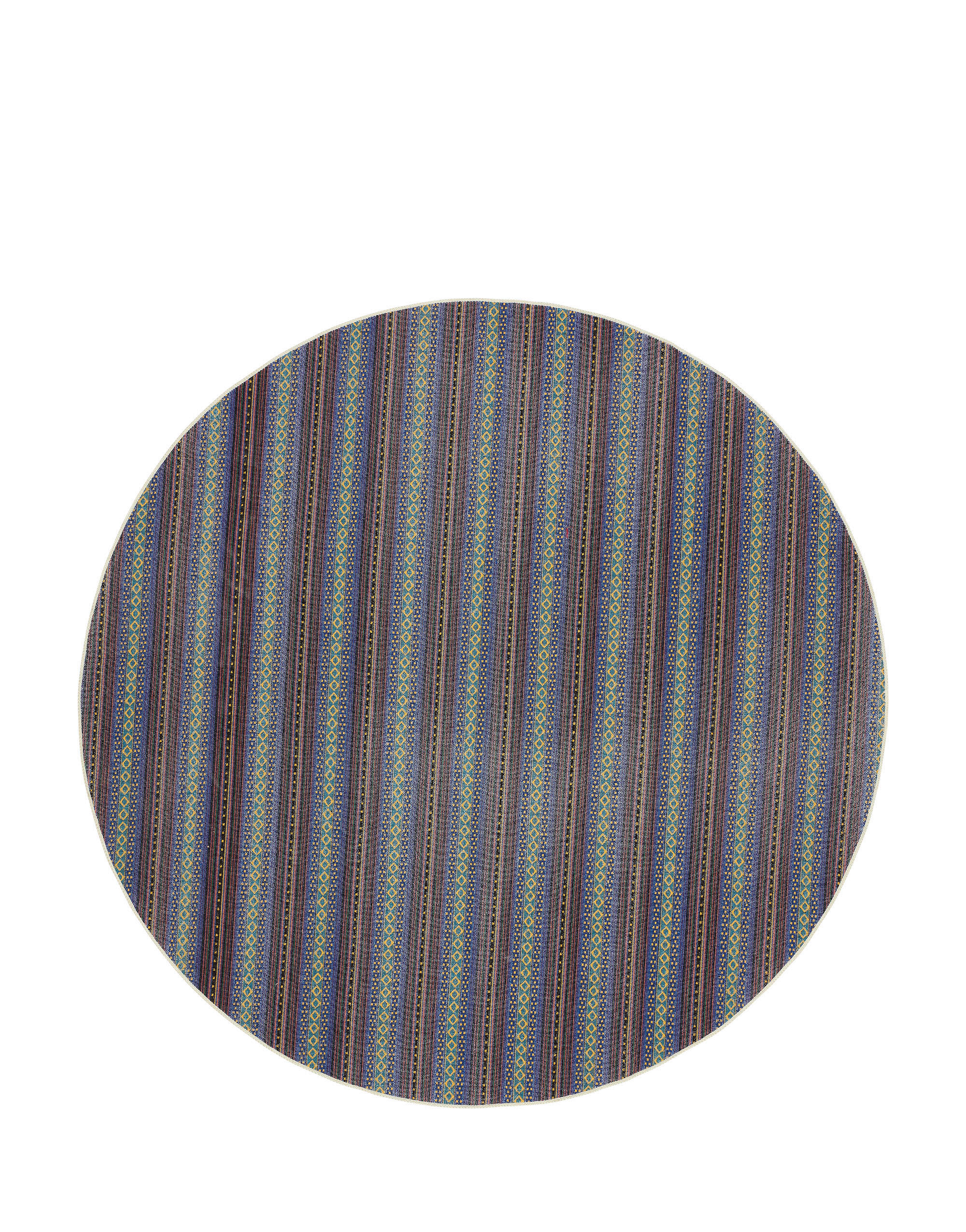 TEPPICH   Blau, Dunkelblau   - Blau/Dunkelblau, Basics, Textil (180cm) - Essenza