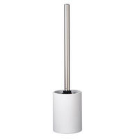 WC-BÜRSTENGARNITUR in Kunststoff  Kunststoff   - Chromfarben/Weiß, Basics, Kunststoff (8,5/37,6/8,5cm) - Sadena