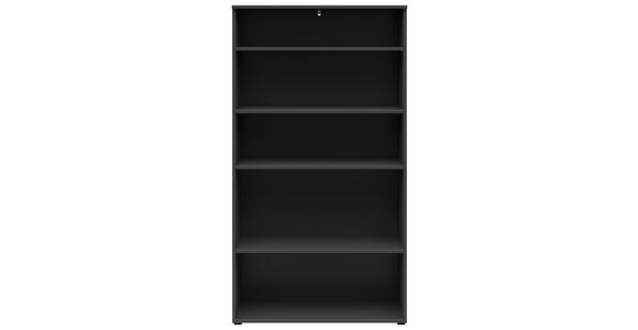 REGAL Graphitfarben - Anthrazit/Graphitfarben, MODERN, Holzwerkstoff/Kunststoff (80/147/40cm) - Carryhome