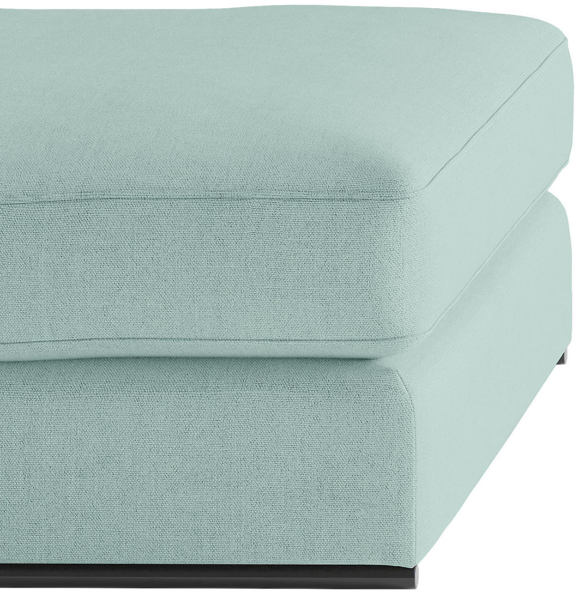 SITZGARNITUR in Webstoff Türkis  - Türkis/Schwarz, Design, Holz/Textil (278/85/103cm) - Livetastic