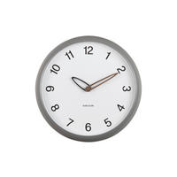 WANDUHR 30 cm   - Dunkelgrau, Basics, Kunststoff (30cm) - Karlsson