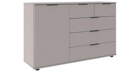 SIDEBOARD in 130/83/41 cm - Schwarz/Sahara, Design, Holzwerkstoff/Kunststoff (130/83/41cm) - Carryhome