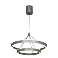 ZÁVĚSNÉ LED SVÍTIDLO, 60/150 cm  - šedá, Lifestyle, kov (60/150cm) - Ambiente