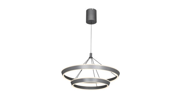 LED-HÄNGELEUCHTE 60/150 cm  - Grau, LIFESTYLE, Metall (60/150cm) - Ambiente