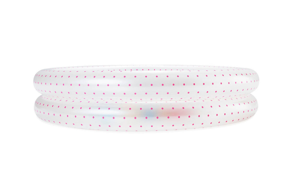 DETSKÝ NAFUKOVACÍ BAZÉN 91/20 cm - priehľadné/modrá, Basics, plast (91/20cm) - Bestway