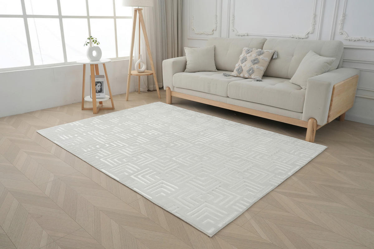 LÄUFER 80/150 cm Calma  - Beige, Basics, Textil (80/150cm) - Kayoom