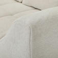 ECKSOFA in Flachgewebe Grauweiß  202/306 cm  - Buchefarben/Grauweiß, KONVENTIONELL, Holz/Textil (202/306cm) - Carryhome
