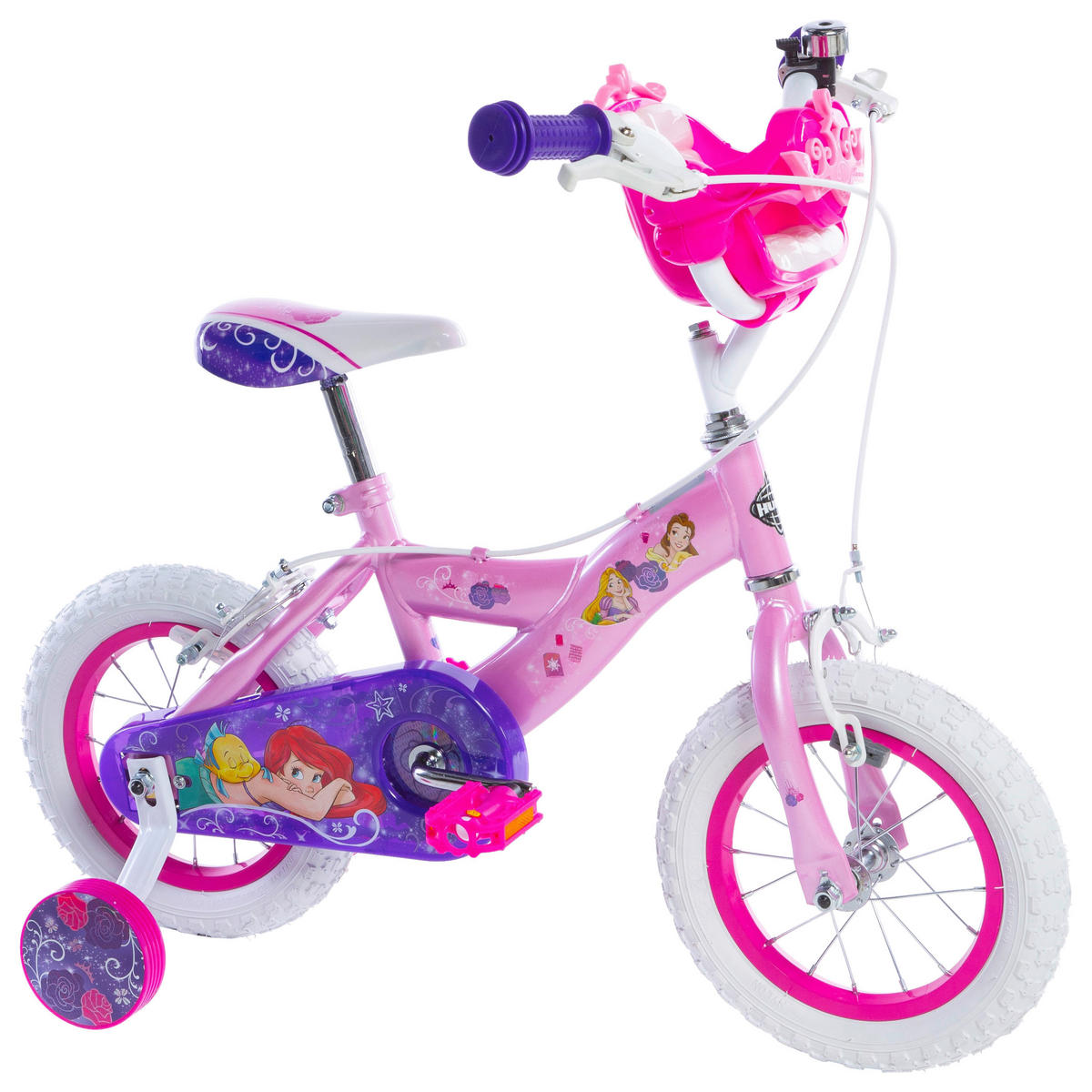 KINDERFAHRRAD 12 Zoll  - Pink, Basics, Metall (54/75/87cm)