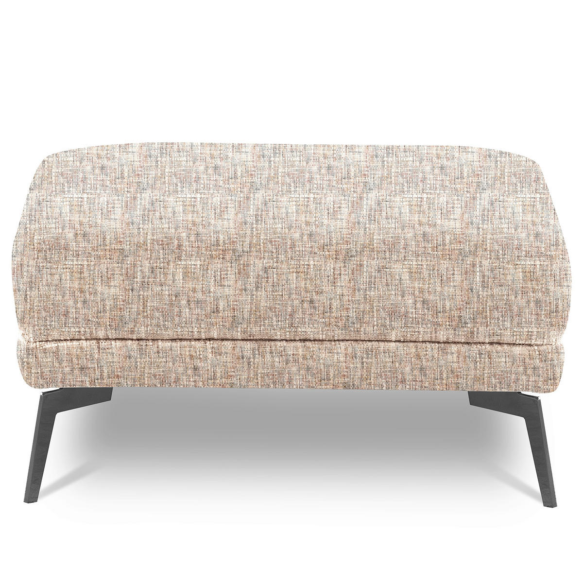 HOCKER SPRING Webstoff Blau, Gelb, Rot, Weiß  - Blau/Gelb, Design, Textil/Metall (96/45/80cm) - P & B
