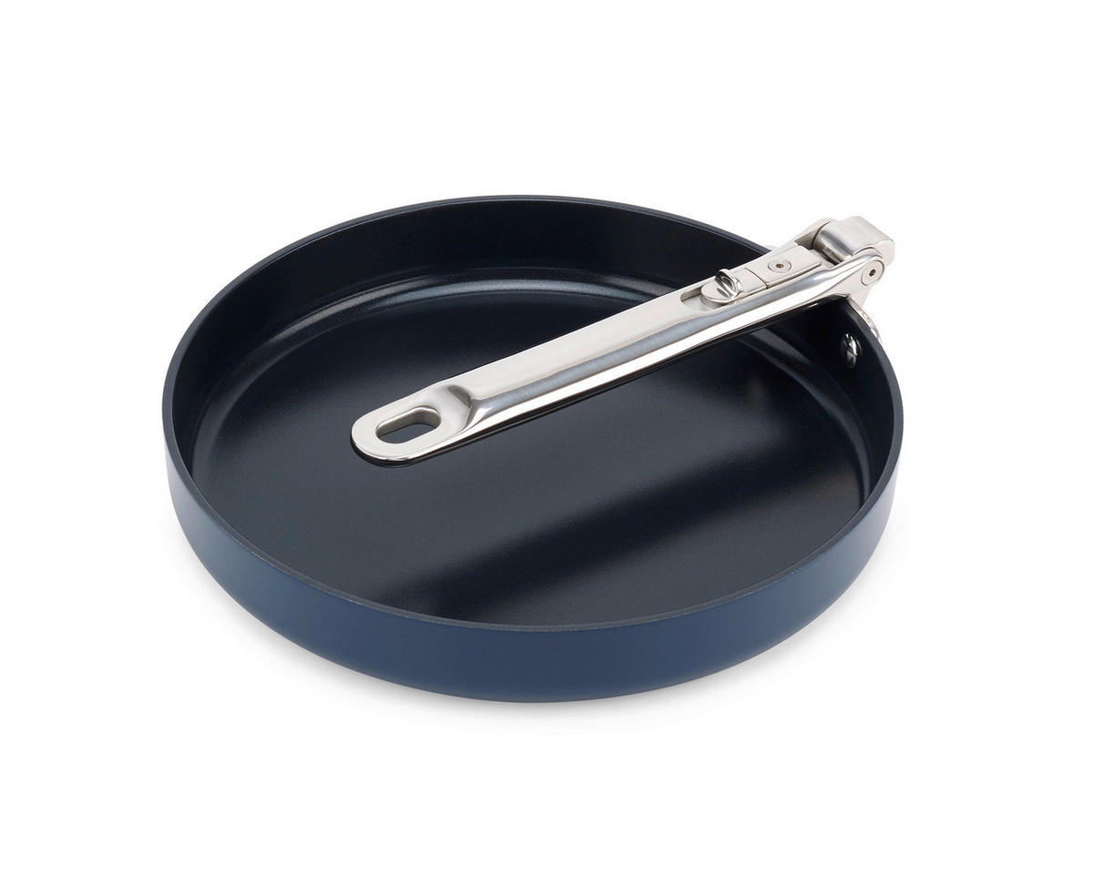 BRATPFANNE Space Keramikbeschichtung  - Blau, Basics, Glas/Metall (24/9,06cm) - Joseph Joseph